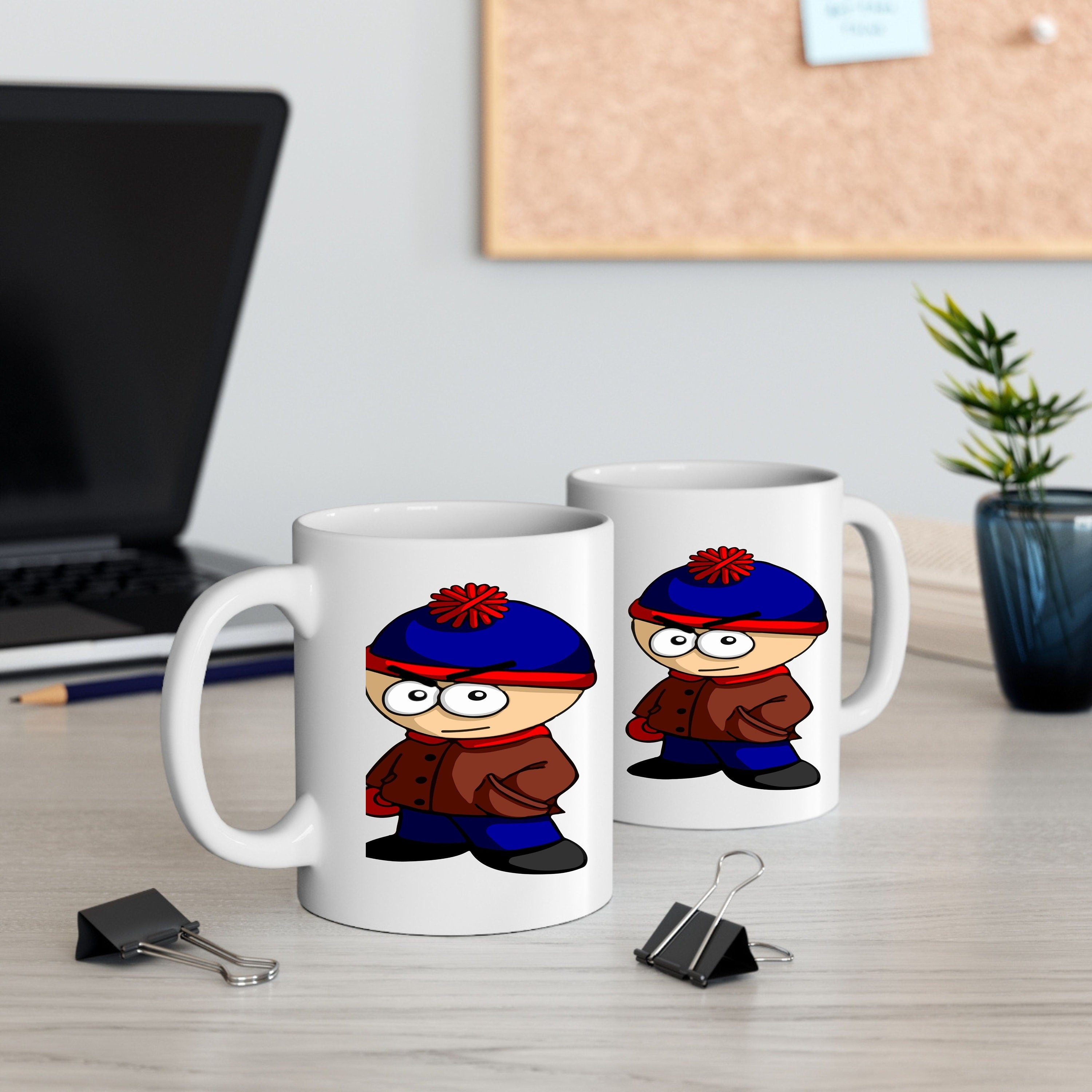 stan marsh southpark ,handmade southpark mug,southpark gifts,stan mug 90s cartoon mug,coffee mug gifts