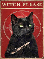 eww people  cat poster  , Black Cat Wall Art - Black Cat Print -Black Cat Artwork - Home Decor