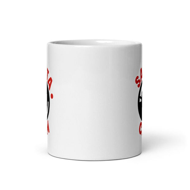 santa cam, 11oz  ceramic Christmas  mug , Christmas hot chocolate  mug gift , winter mug, holiday mug, gifts for her