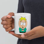 southpark butters ceramic coffee mug  ,handmade southpark mug,southpark gifts, ,90s cartoon mug,southpark cup gift