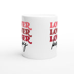 Lover lover baby mug,  ,lover lover retro mug ,valentines coffee mug  , valentines day gift ,gift for girlfriend