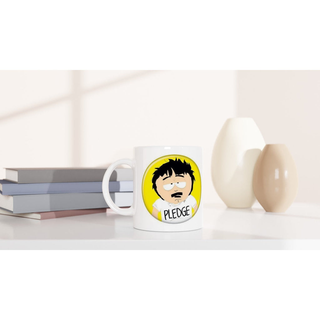 southpark randy marsh mug  , pledge  friends mug ,90s animated cartoon,ceramic mug gift,coffee mug gift