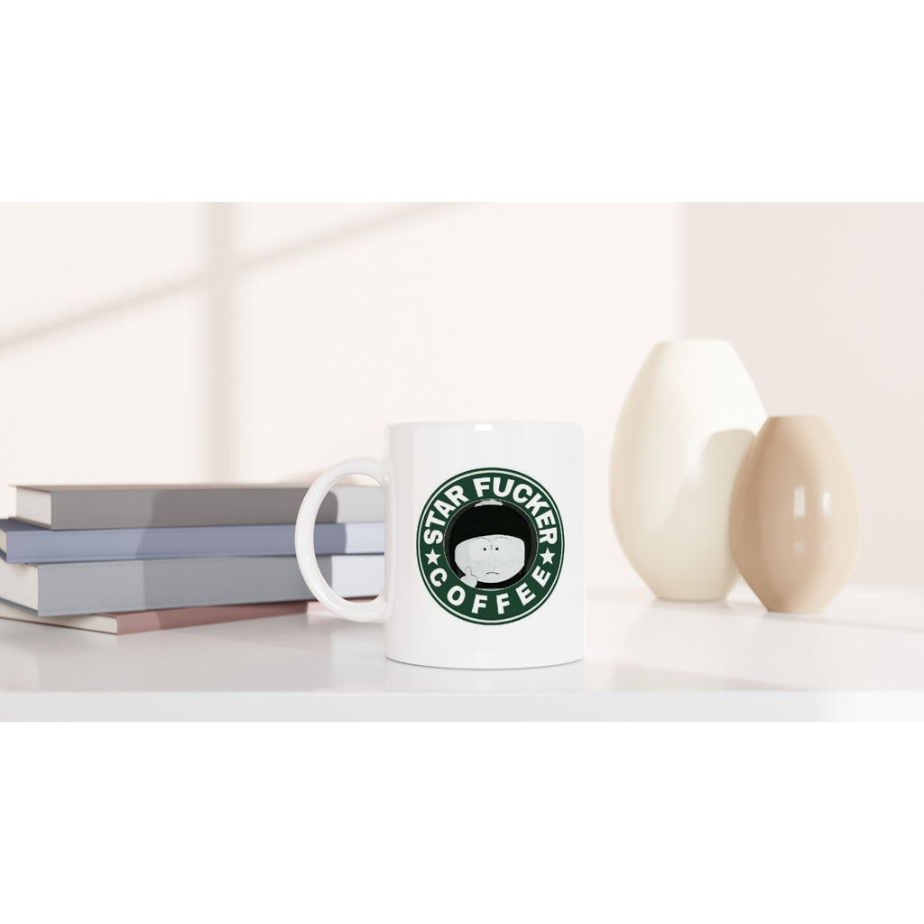 Southpark eric cartman  star fuker coffee,handmade southpark mug,southpark gifts,cartman mug,coffee mug gifts