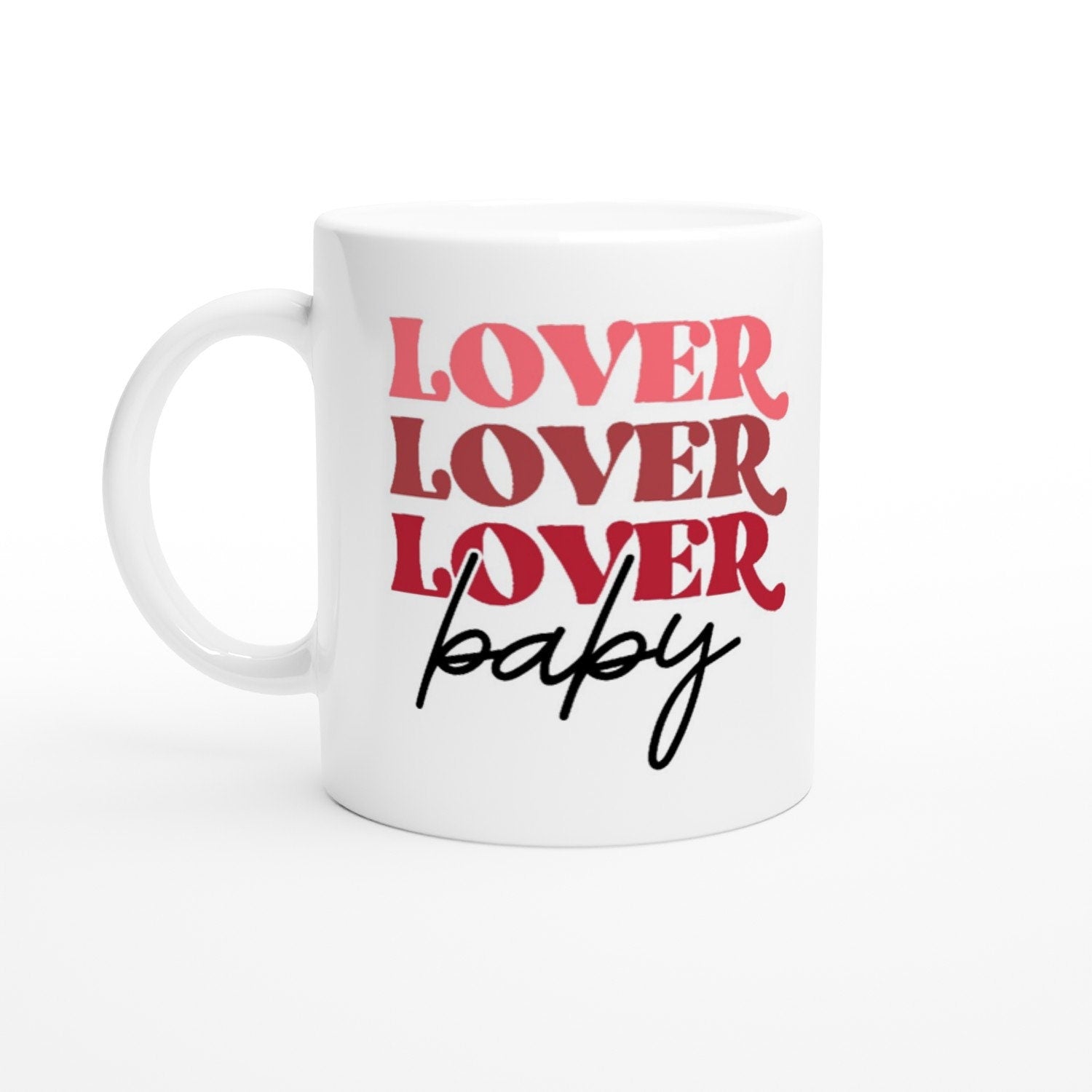 Lover lover baby mug,  ,lover lover retro mug ,valentines coffee mug  , valentines day gift ,gift for girlfriend