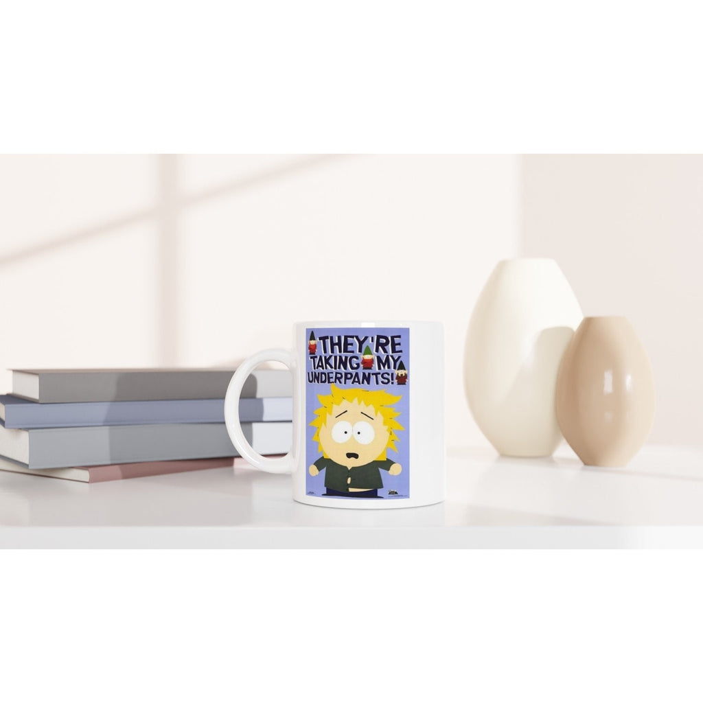 Southpark butters they taking my underpants respect my authoriath,handmade southpark mug,southpark gifts,cartman mug,90s cartoon
