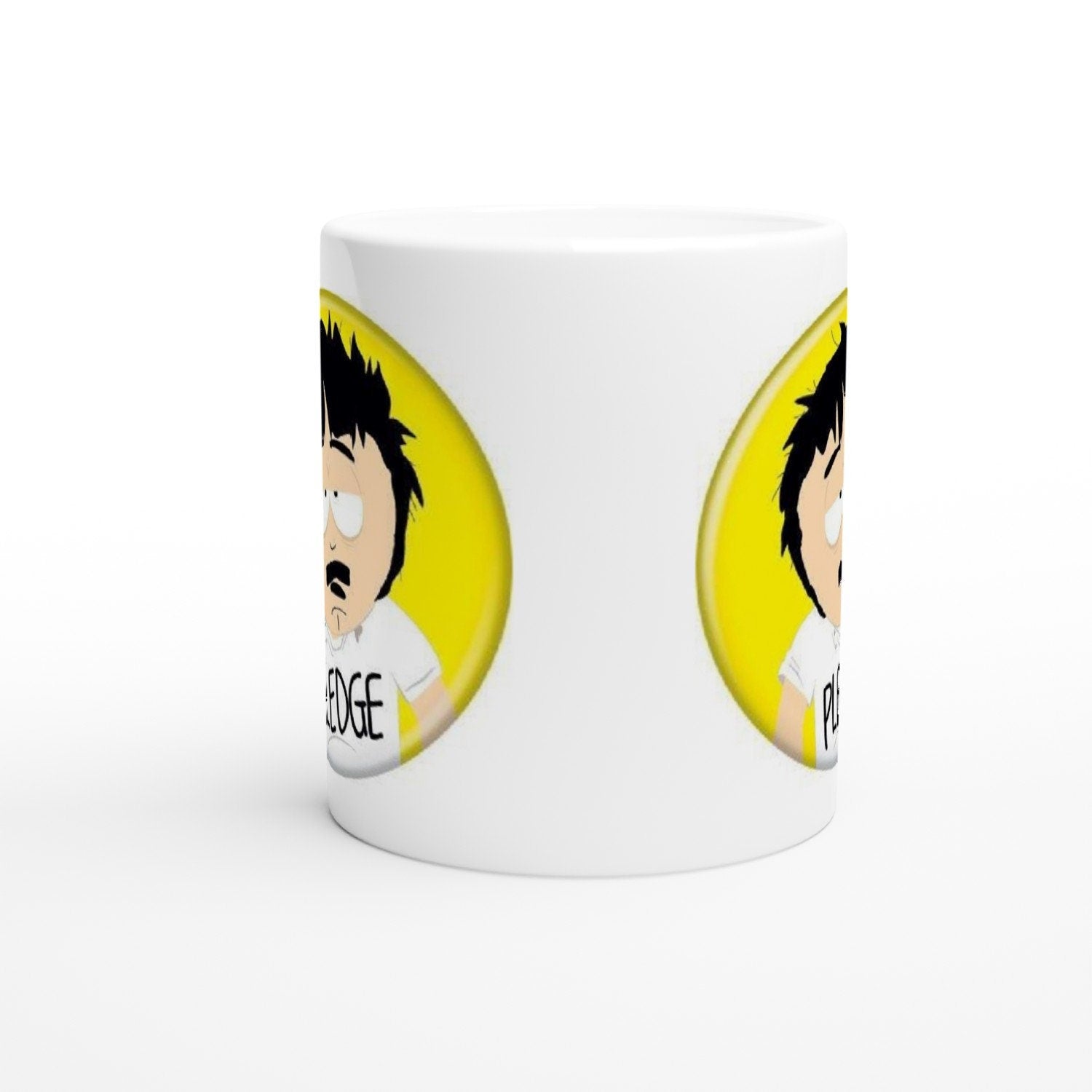 southpark randy marsh mug  , pledge  friends mug ,90s animated cartoon,ceramic mug gift,coffee mug gift