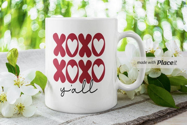 Xoxo y all , valentines day 2023  mug , valentines day gift ,gift for girlfriend