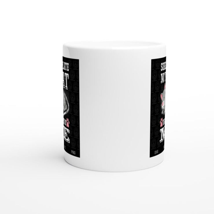 sorry my iam late my cat was sittin on me ,retro black cat,,Black Cat coffee, cat lover Gifts ,gift for cat owner