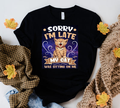 sorry my iam late my cat was sittin on me ,retro tabby cat,tabby  Cat shirt
