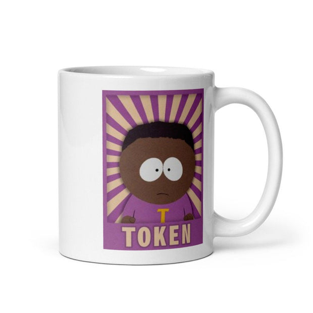 southpark token mug  ,token  southpark  ,90s animated cartoon,southpark mug gift,90s mug