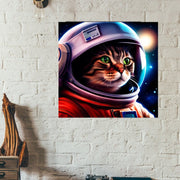 Astronaut space tabby cat ,  cat astronaut  poster .tabby cat-poster , Cat Wall Art -tabby  Cat Print -tabby Cat Artwork - Home Decor