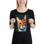 tabby cat poster , tabby  Cat Wall Art -tabby Cat Print -tabby  Cat Artwork - Home Decor