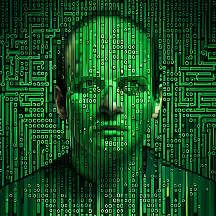 matrix art print ,matrix rain code poster, matrix rain digtial poster ...