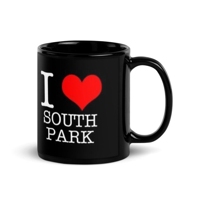 southpark i love  mug ,handmade southpark mug,southpark gifts,cartman mug,90s cartoon mug,coffee mug gift,ceramic mug gifts