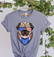 american dog  Flag Shirt, 4th of July Shirt, Usa Flag Comfort Colors T-shirt, America Shirt, Patriotic Shirt, USA Shirt, Independence Day