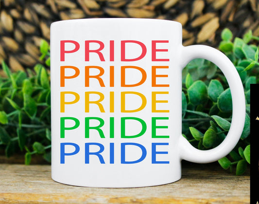 pride mug ,rainbow cup,rainbow mug,ceramic mug，tea mug，gay coffee mug，coffee cup，Pride,Pride anniversary,Pride gifts，LGBT gift，