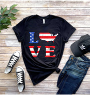 USA Flag Shirt, 4th of July Shirt, Usa Flag Comfort Colors T-shirt, America Shirt, Patriotic Shirt, USA Shirt, Independence Day Shirts