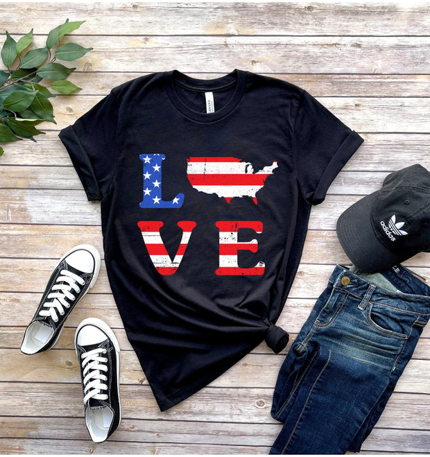 USA Flag Shirt, 4th of July Shirt, Usa Flag Comfort Colors T-shirt, America Shirt, Patriotic Shirt, USA Shirt, Independence Day Shirts