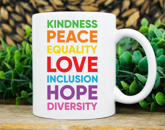 pride mug ,rainbow cup,rainbow mug,ceramic ,gay coffee mug,Pride anniversary,Pride gifts，LGBT gift，