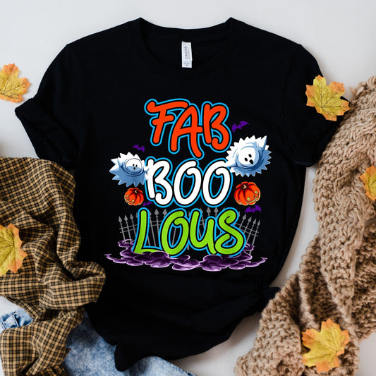 Fabulous Shirt, fab Boo Lous Shirt, Boo Shirt, Halloween Shirt, ghost shirt , halloween Tee,halloween gift