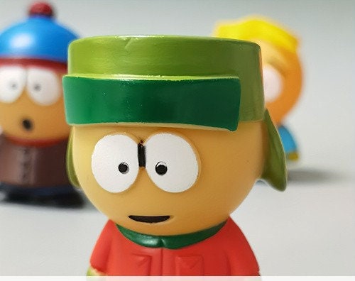 South Park Figure Set , PVC Figures, cartoon figures, South park Comedy Central Figurines ,Cake Toppers 1998