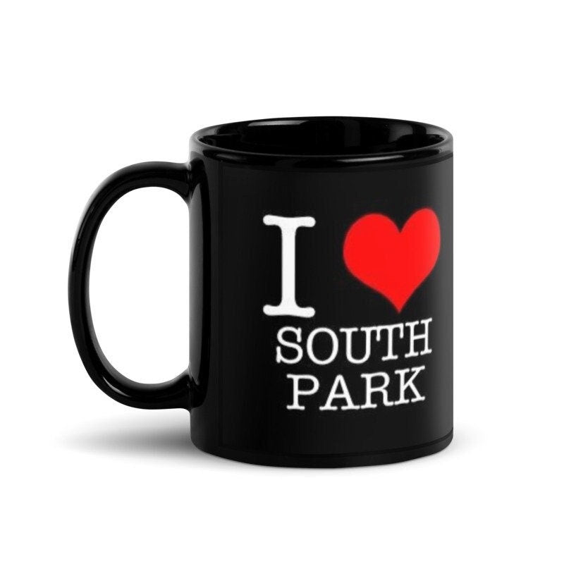 southpark i love  mug ,handmade southpark mug,southpark gifts,cartman mug,90s cartoon mug,coffee mug gift,ceramic mug gifts
