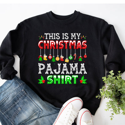 this is my pajama  shirt ,mama christmas jumper ,Funny Christmas sweater ,xmas sweater