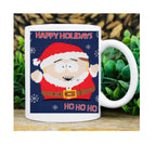 eric cartman  in santa outfit ,handmade southpark mug,southpark  xmas gifts,cartman mug,90s  mug, coffee mug  funny
