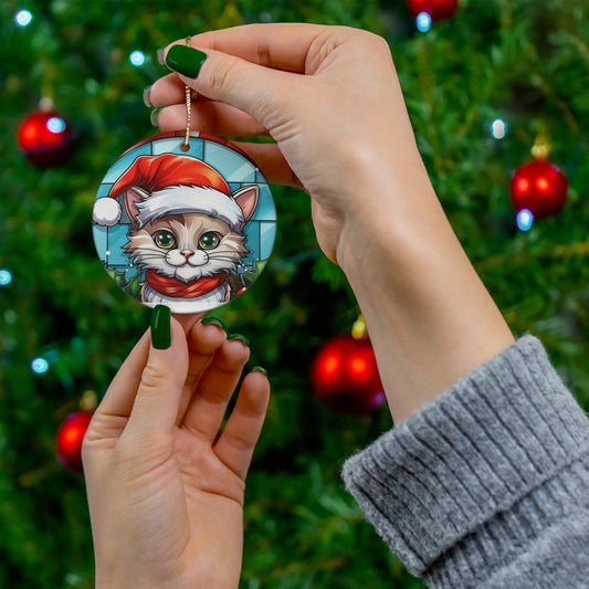 oval cat ornament ,Custom Cat Ornamen,Photo Ornament, Personalized Gift for Cat Mom, Cat Dad, Personalized Cat Christmas Ornament