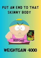 Williamsmugstore cartman greeting card ,birthday card ,southpark birthday , A6 Card