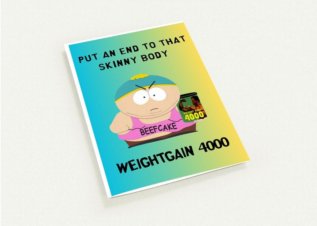 Williamsmugstore cartman greeting card ,birthday card ,southpark birthday , A6 Card