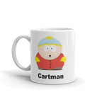 Williamsmugstore cartman named mug  -southpark gifts,handmade southpark mug,southpark gifts,90s cartoon mug