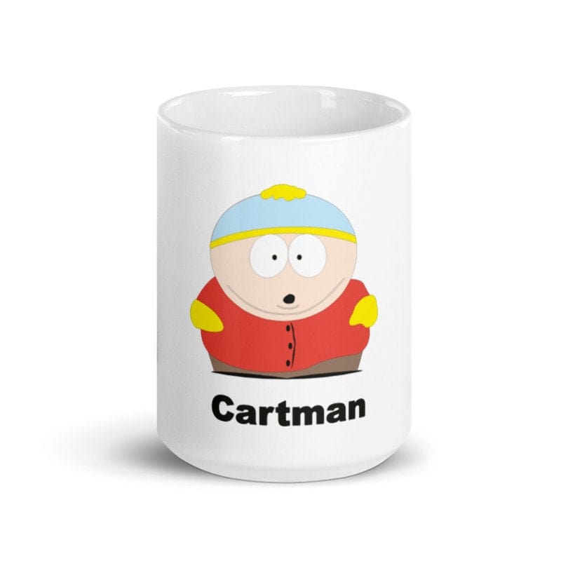 Williamsmugstore cartman named mug  -southpark gifts,handmade southpark mug,southpark gifts,90s cartoon mug