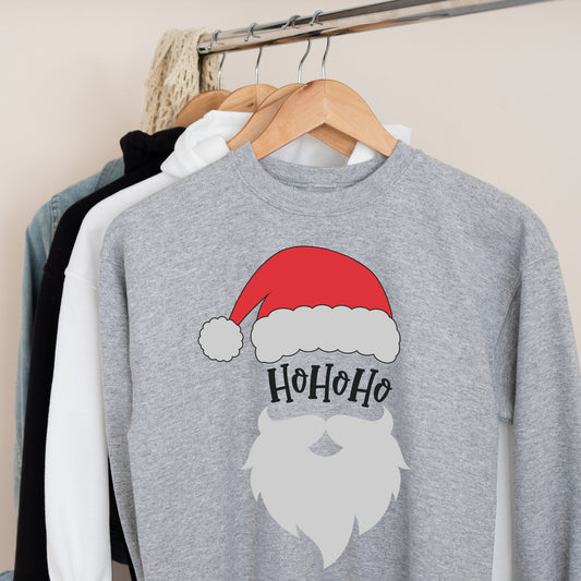 Williamsmugstore Christmas Sweatshirt |  ho ho santa  Sweatshirt | Minimalist Christmas Jumper | xmas  Sweatshirt | Santa Sweatshirt |  ,Gift For Christmas