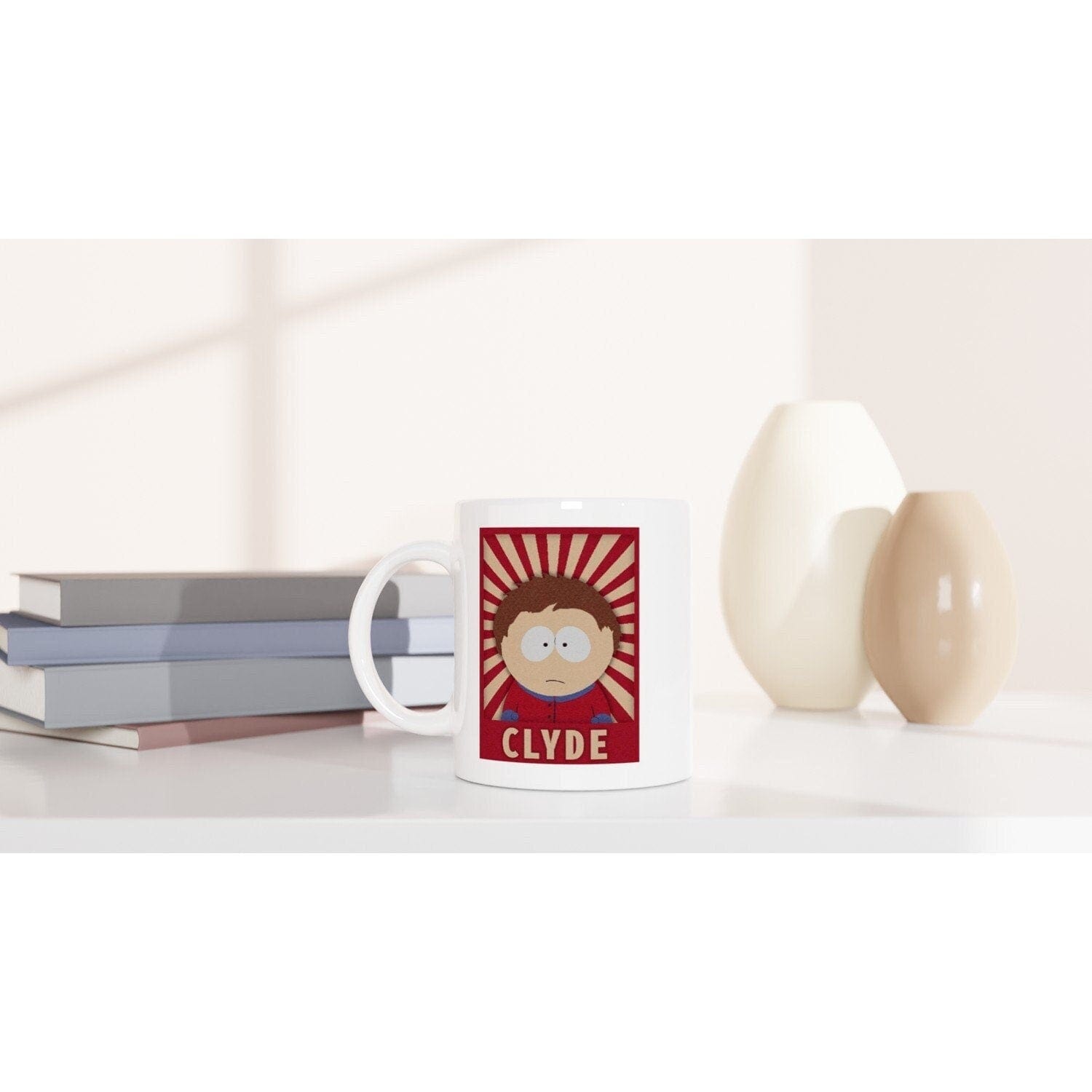 Williamsmugstore Clyde southpark  mug ,-90s cartoon southpark ceramic mug gifts