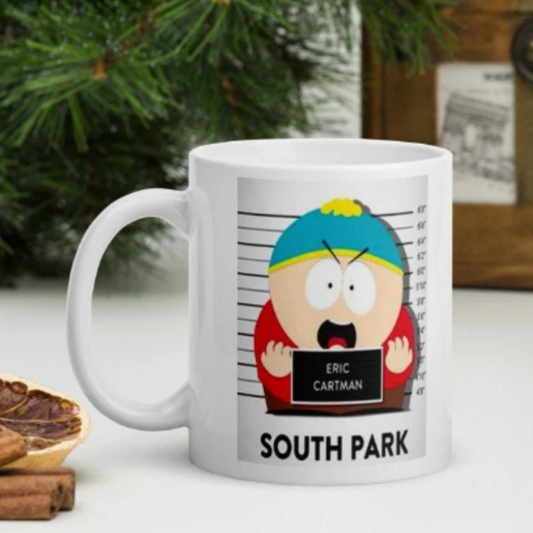 Williamsmugstore eric cartman mug shot ,southpark mug   gifts