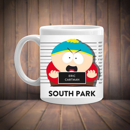 Williamsmugstore eric cartman mug shot , southpark mug gifts