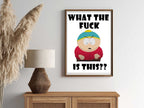 Williamsmugstore eric cartman poster , southpark wall art, southpark cartman poster