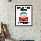 Williamsmugstore eric cartman poster , southpark wall art, southpark cartman poster
