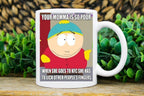 Williamsmugstore eric cartman  southpark mug  gifts,handmade southpark mug
