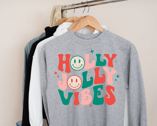 Williamsmugstore Holly Jolly Christmas Sweater,Christmas Sweater ,Family sweater