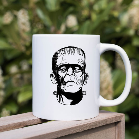 Williamsmugstore Horror Movie Icons Mug, frankinstein monster Horror Film Movie Mug, Halloween Horror Mug,horror Gift Mug, Birthday 90s  Horror Mug