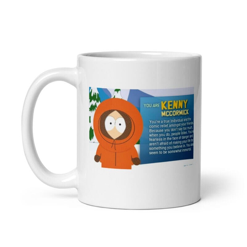 Williamsmugstore kenny mccormick southpark mug   gifts,90s coffee mug gifts
