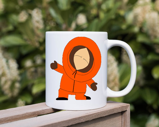 Williamsmugstore kenny mccormick with open arms out  southpark ,  - southpark gifts,handmade southpark mug,90s cartoon mug