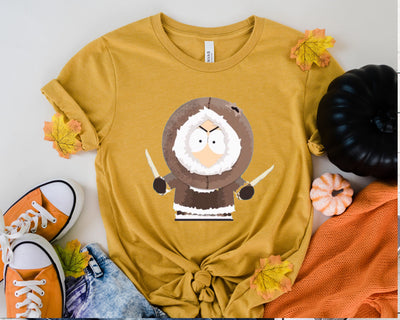 kenny mccornmack in eskimo suit   , southpark t shirt , kenny shirt ,animated cartoon,90s t shirt ,gift for fans of southpark
