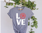 Williamsmugstore love yoga T-Shirt, Meditation Shirt, Yoga Shirt, Yoga Lover Gift, Yoga Gift, Spiritual Shirt, buddhism
