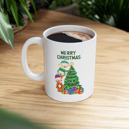 Williamsmugstore merry xmas you guys southpark mug  ,90s animated cartoon