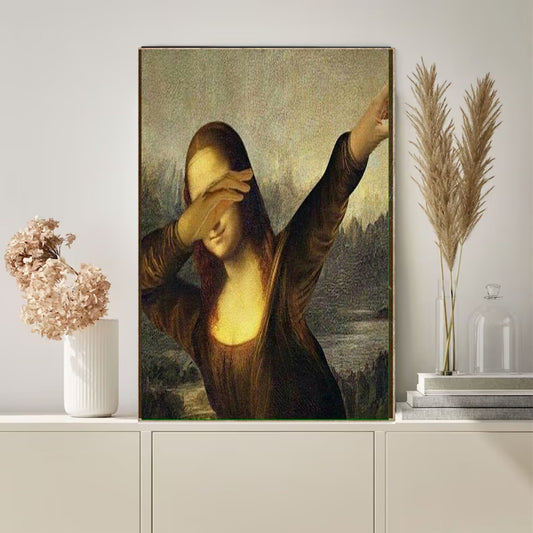 Williamsmugstore Mona Lisa  Print, svg,png  printable Original Oil Painting Cat Portrait Poster, Vintage Wall Art, Unique Gift