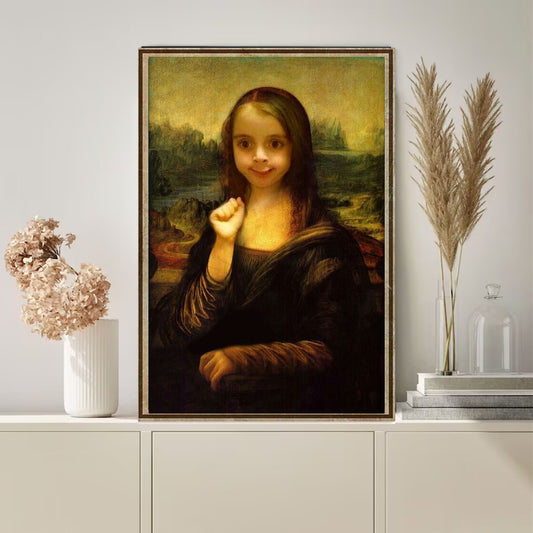 Williamsmugstore Mona Lisa Print, svg,png  printable Original Oil Painting Portrait Poster, Vintage Wall Art, Unique Gift