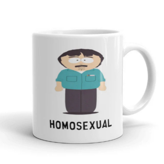 Williamsmugstore mug southpark randy marsh homosexual mug ,southpark coffee mug